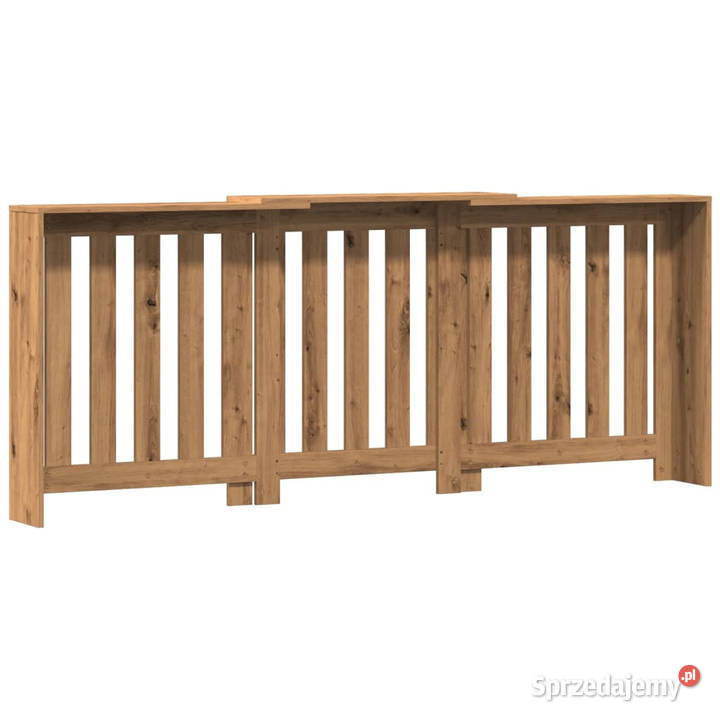 Osłona na grzejnik dąb artisan 205x215x835 Pozostałe