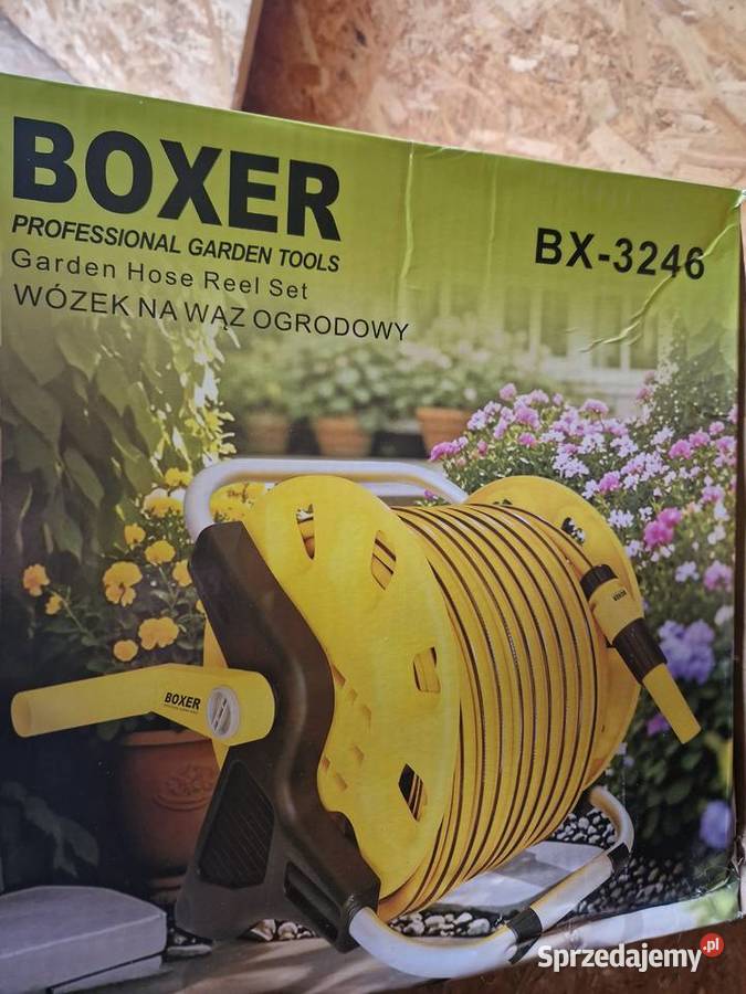 Wąż ogrodowy z wózkiem 12 34 35m BX3246 Głogowa