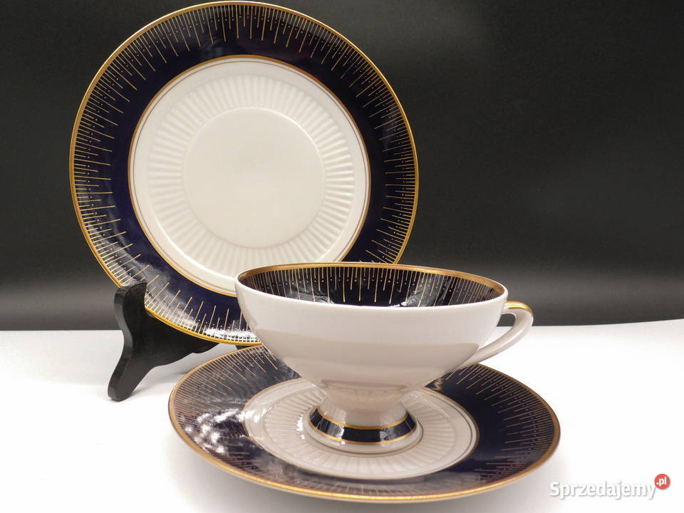 Zestaw śniadaniowy trio z porcelany Von Raszków
