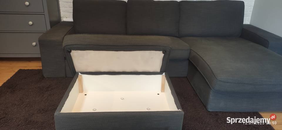 Sofa Kivik 3 os z szezlongiem Podnóżek Narożnik Warszawa