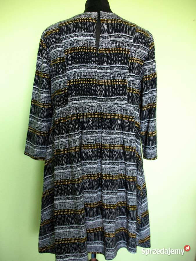 Sukienka wiskoza lekka 44 2XL biust 104 HM H&M Siedlce