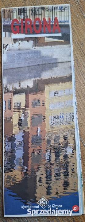 Girona Gerona plan miasta miękka Kraków