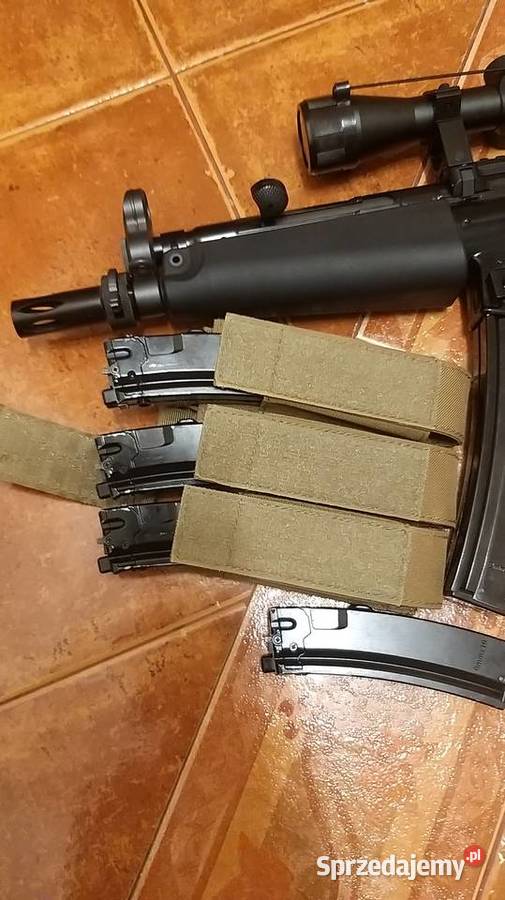 REPLIKA ASG WE MP 5 APACHE A2 green gaz