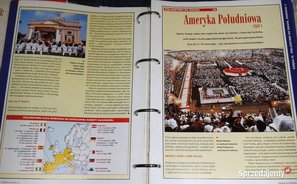 Jan Paweł II kolekcja 16 ksiąg kolekcji Rok wydania 2000 lubelskie Chełm sprzedam