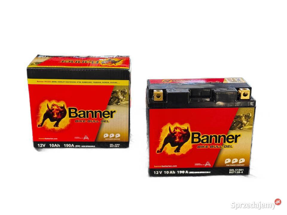 Akumulator BANNER 12V 10Ah 185A L GT12B4 51001 Jelcz-Laskowice