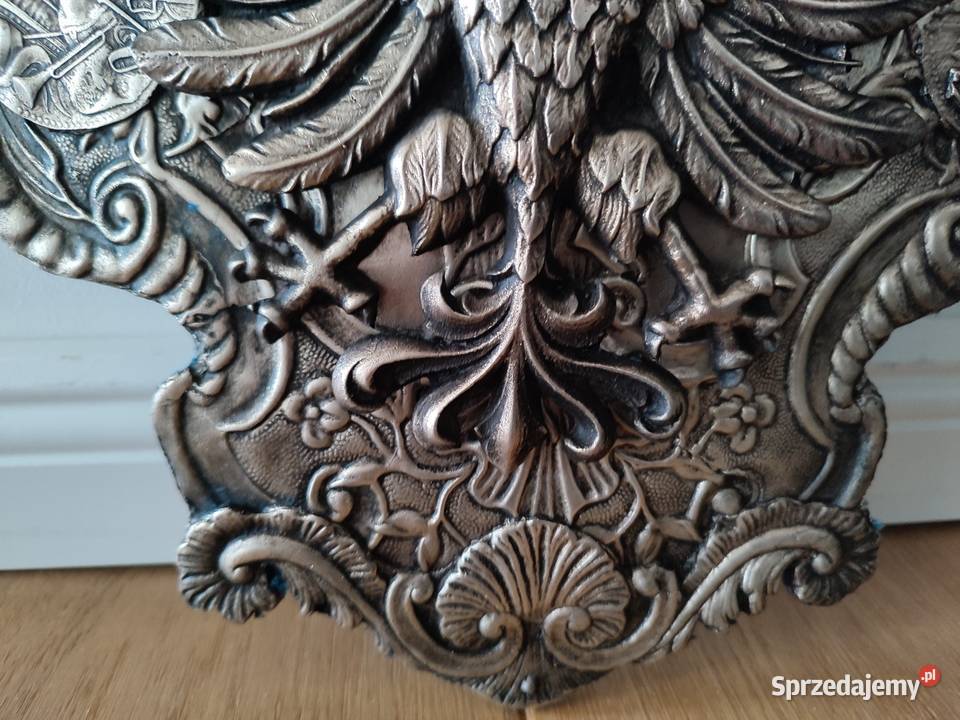 Piękny ryngraf z orłem polskim patriotyczny