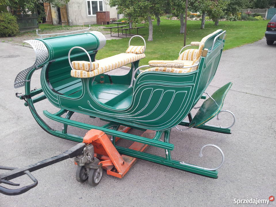 Zabytkowe sanie zaprzęgowe konne Kąkolewnica Wschodnia