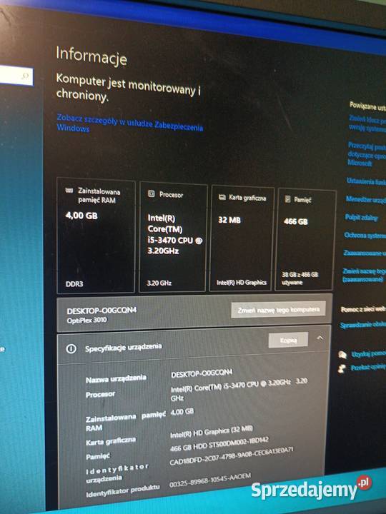 Komputery biurowe Klasy Core i5 Częstochowa