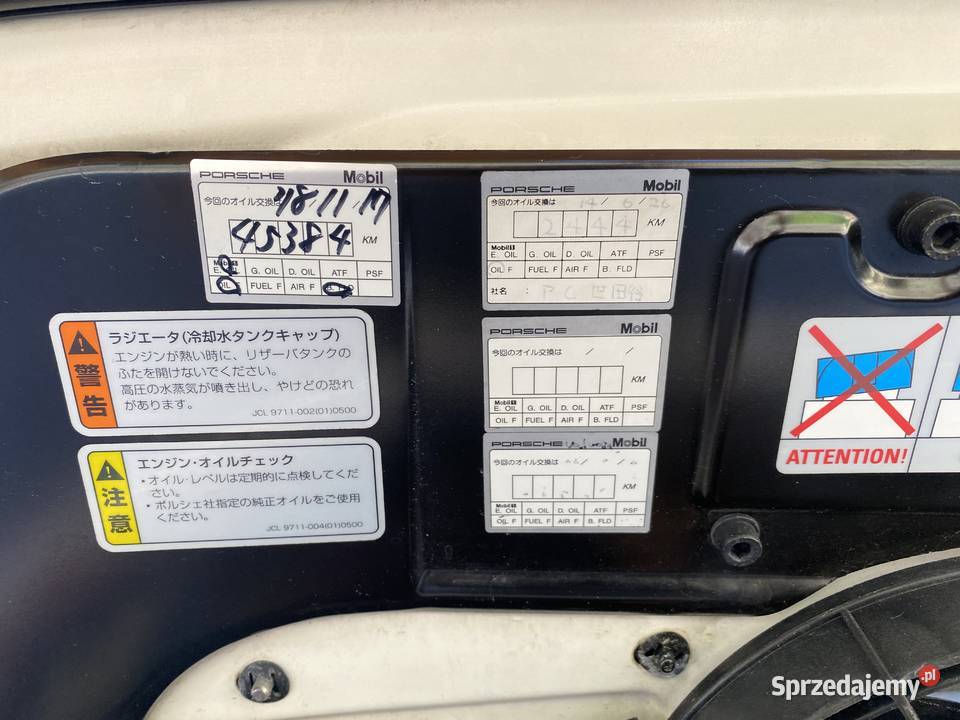 Porsche 911 996 niski przebieg Japonia Wysoka