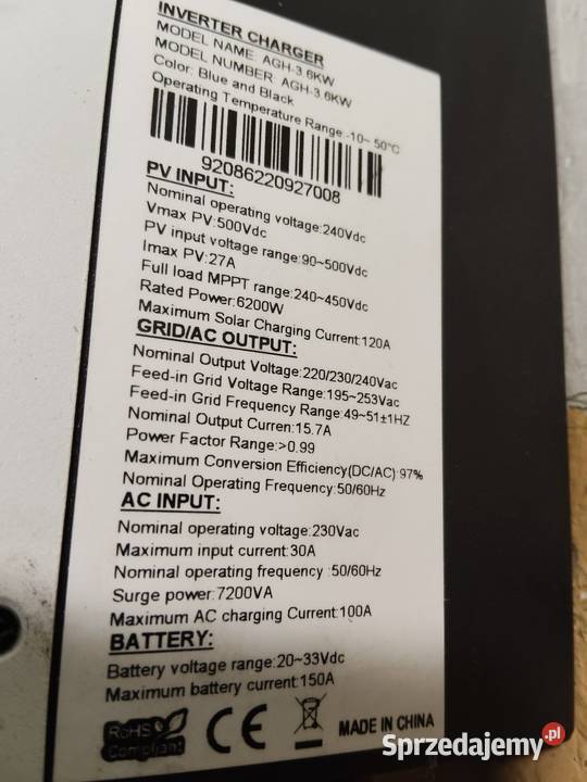 Falownik fotowoltaiczny Bielsko-Biała sprzedam