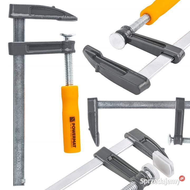 Ścisk stolarski śrubowy zacisk 150x50 mm typ f śląskie Katowice