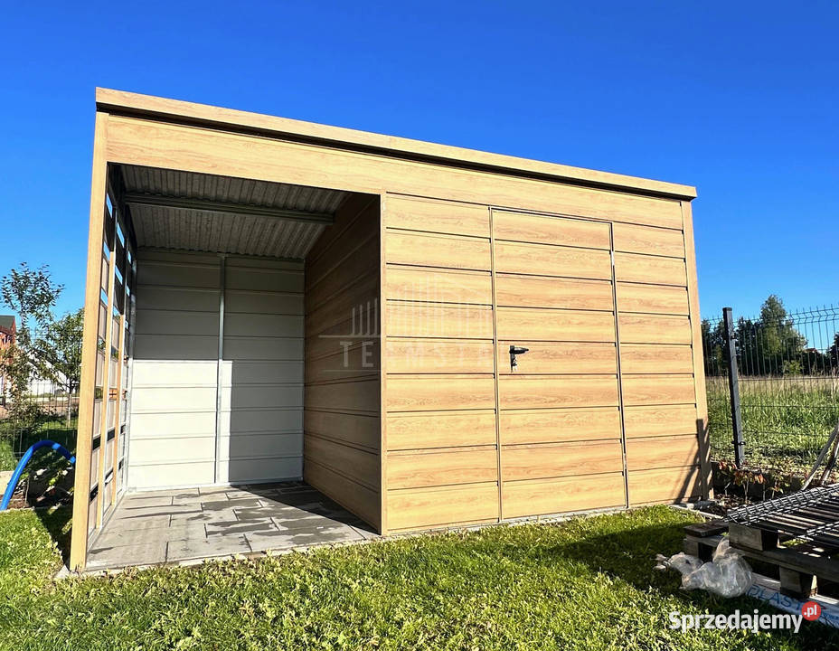 Schowek domek ogrodowy 2x2m wiata 15m drzwi dach