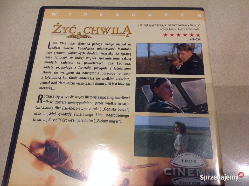 Film ŻYĆ CHWILĄ Płyta DVD napisy
