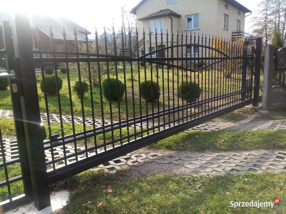 Przęsło ogrodzeniowe metalowe E13 ocynkkolor Przęsła