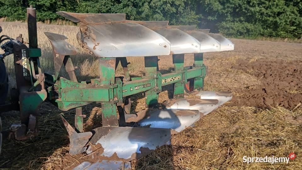 Pług obrotowy Gassner 4 skiby lemken kuhn rabe Wieluń sprzedam