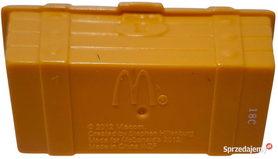 SpongeBob Kanciastoporty McDonalds 2012 Zabawka Czeladź