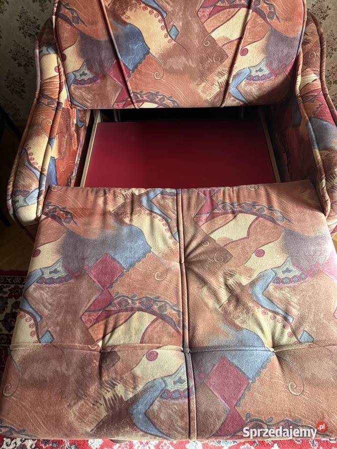 fotel kanapa rozkładana z pojemnikiem na pościel Gdynia