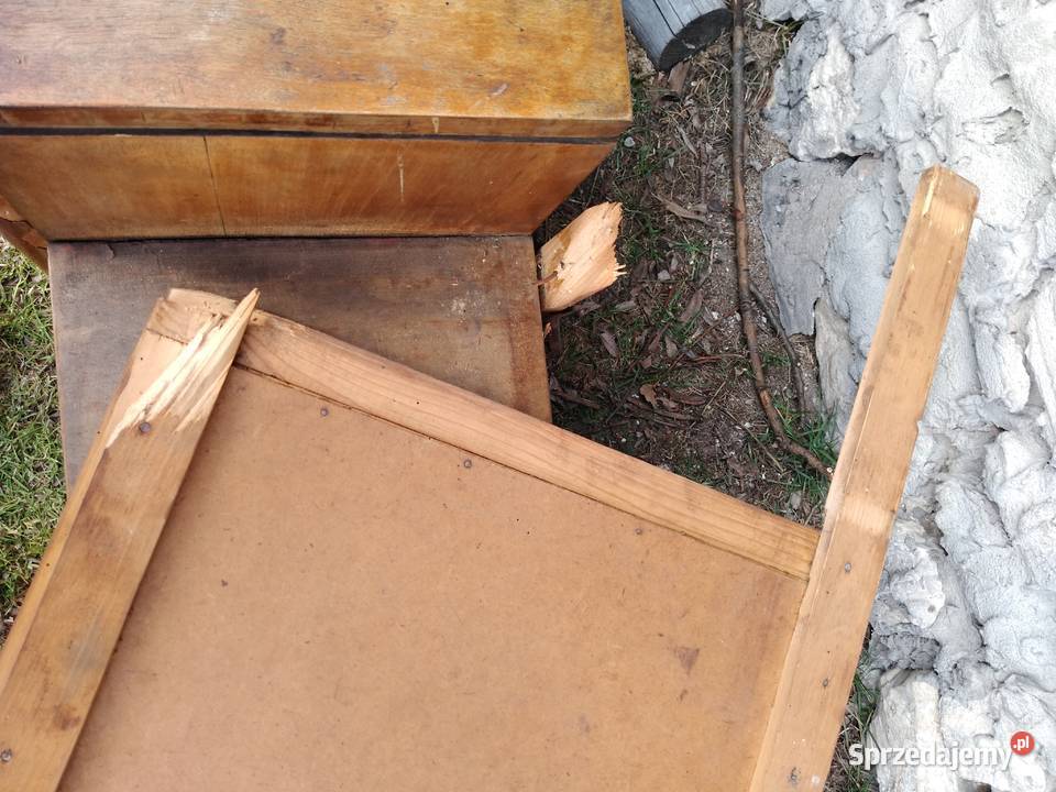 Stara toaletka z lustrem zabytek PRL retro Dąbrowa Górnicza sprzedam