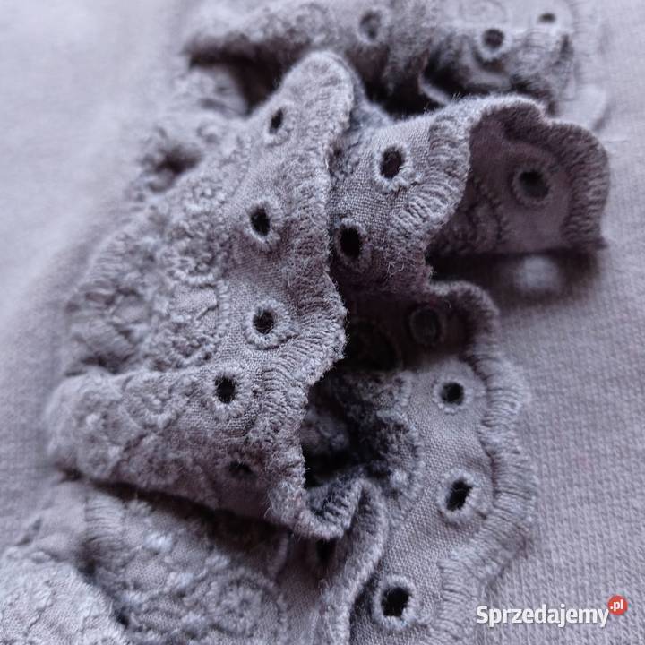 Bluza z flbankami z haftem angielskim Zara 98 Bluzy Katowice