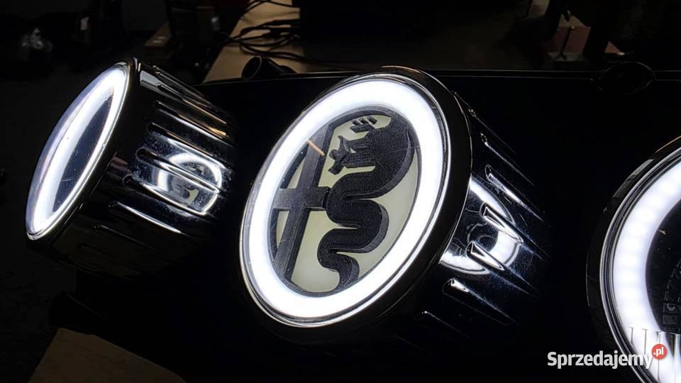 Reflektory Alfa Romeo 159 Brera H7 logo LED