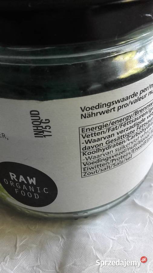 SPIRULINA ORGANIC PUDER Piła