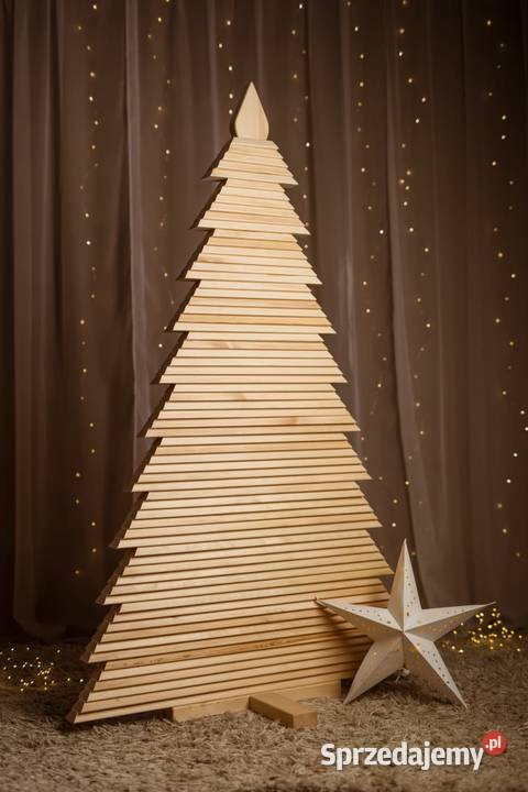Choinka drewniana ekologiczna naturalne drzewko