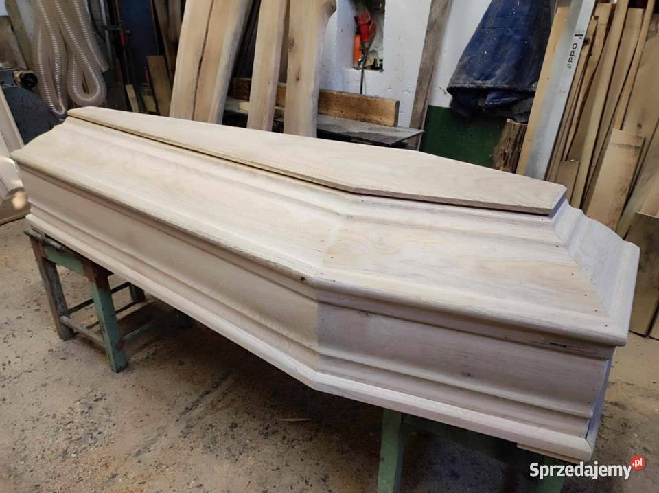 Sprzedam trumny dębowe wzór skrzypce 15 Produkcja Katowice