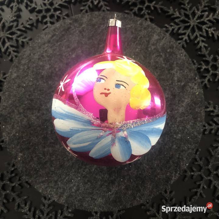 Zestaw 4 Unikalnych Polskich Bombek Choinkowych Rękodzieło