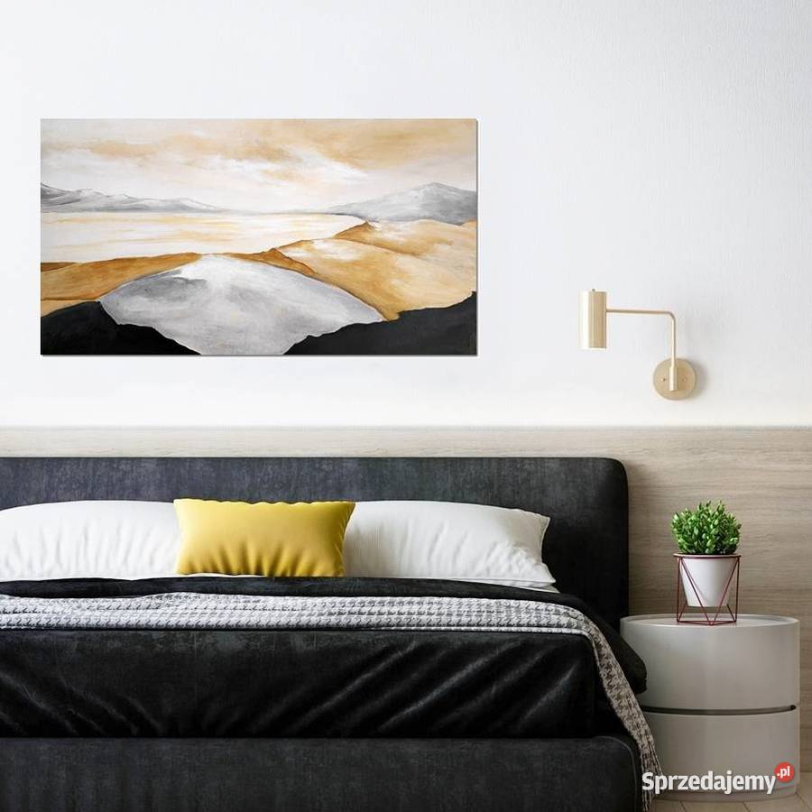 Zatoka abstrakcyjny krajobraz minimalistyczny pomorskie Malbork