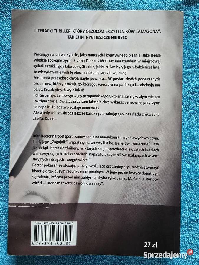 John Rector Było minęło literacki thriller zachodniopomorskie Gryfice