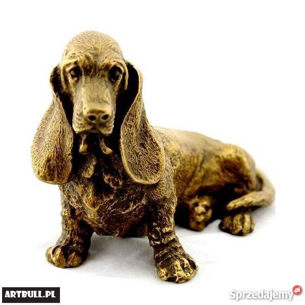 Figurka Psa Basset hound Pies siedzący basset Warszawa