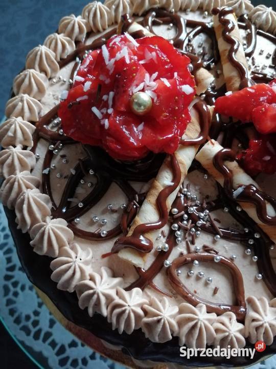 Torty i ciasta z owocami Catering i gastronomia Wrocław