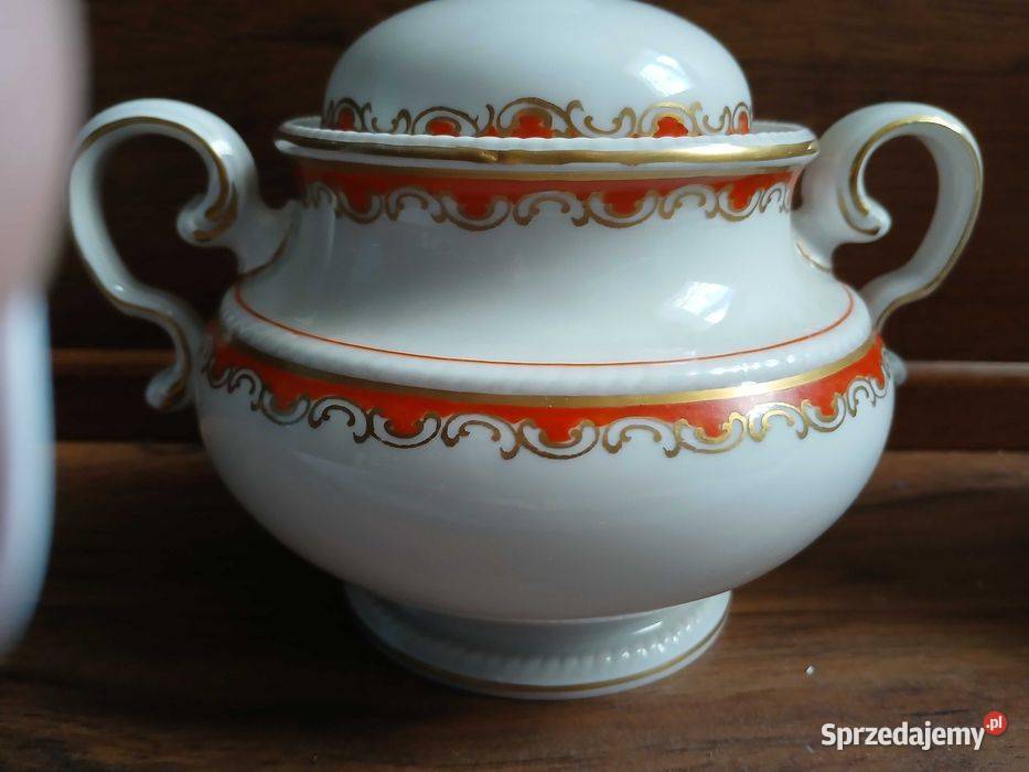 Stary zestaw cukiernica i mlecznik Rosenthal RC sprzedam