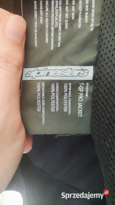 Kurtka motocyklowa Alpinestars pomorskie