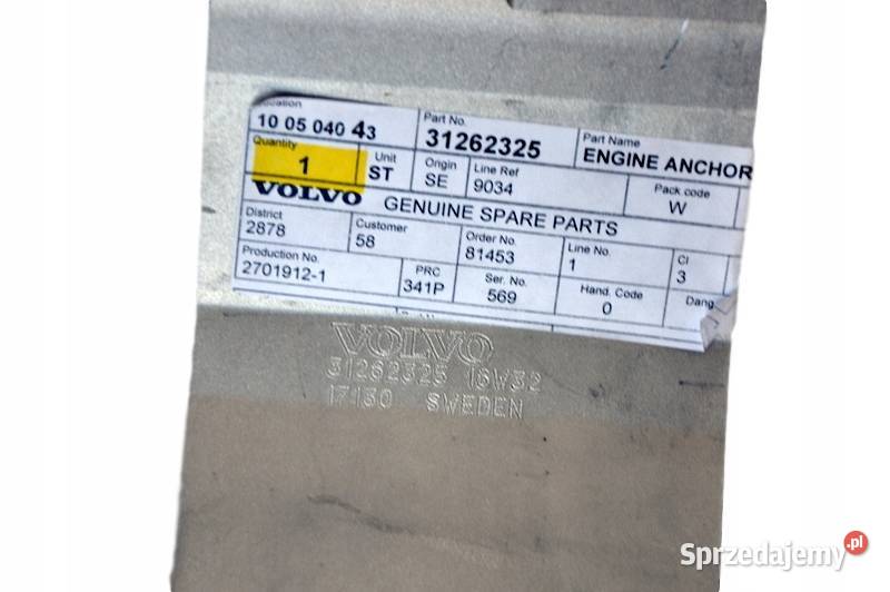 VOLVO S80 XC90 poduszka silnika tyl lapa 24D OE Bielany Wrocławskie