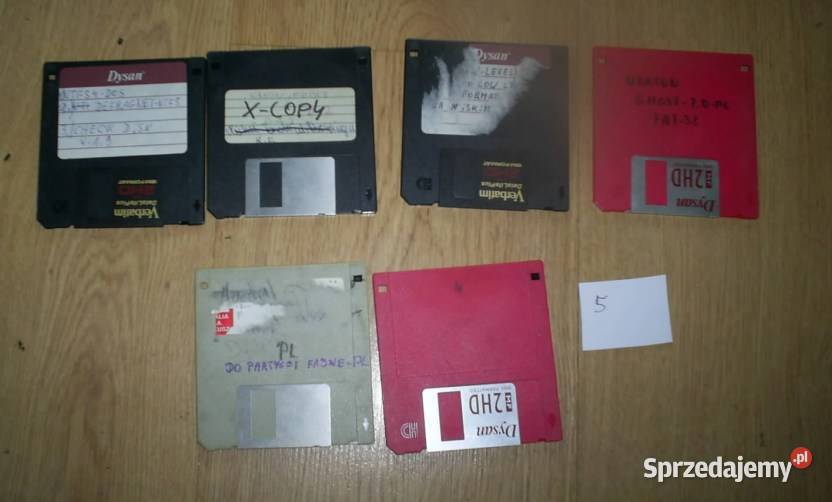 dyskietki 35 cala 6 sztuk do amiga pc dyskietka Nośniki Olkusz
