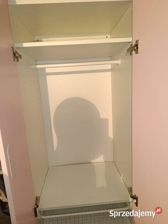 Szafa dziecięca IKEA stuva różowobiała z 3 Zabrze