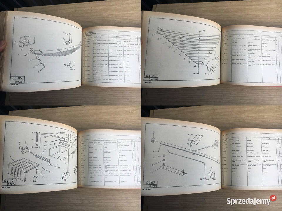 Tytuł Jelcz 316 Katalog części zamiennych wielkopolskie Łęczyca sprzedam
