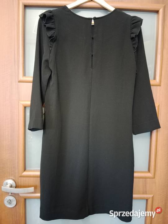 czarna sukienka mini HM Bez wzoru Poznań
