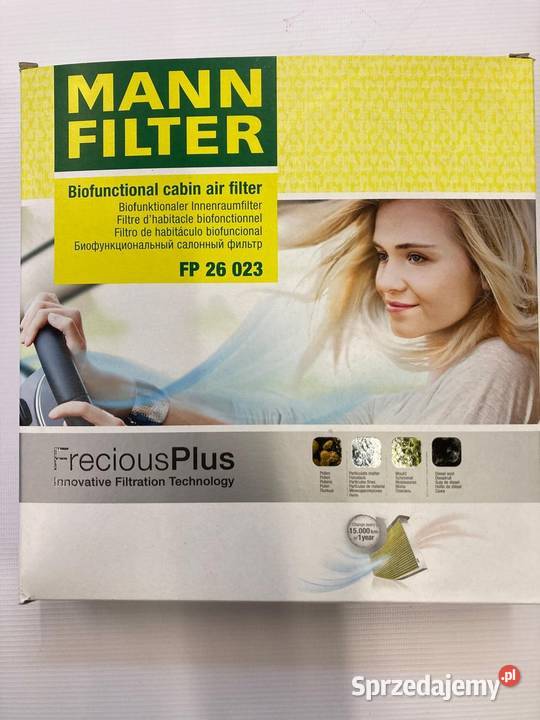 filtr kabinowy Mann filter FP 26 023 mercedes śląskie Częstochowa