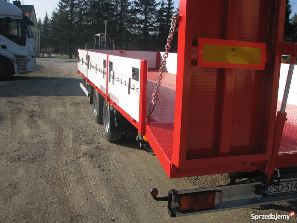 Przyczepa tandem niskopodwoziowa 14000kg