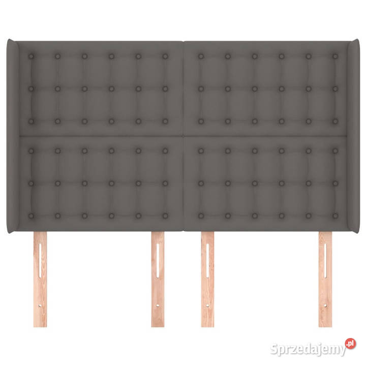 Zagłówek uszak szary 147x16x118128 sztuczna Warszawa sprzedam