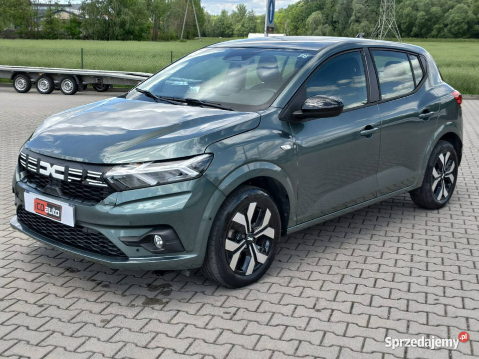 Dacia Sandero 10 benzyna lpg 100 kamera full zielony