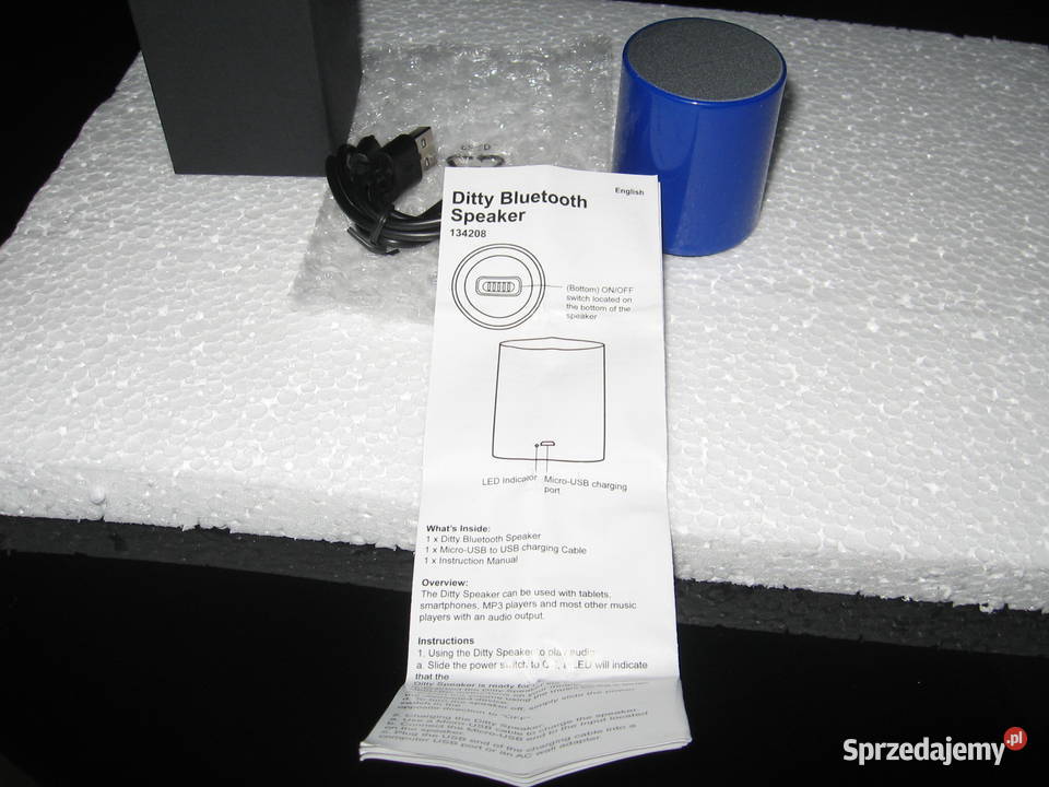 Gadżet do telefonu Mały głośniczek BT Ditty Olsztyn