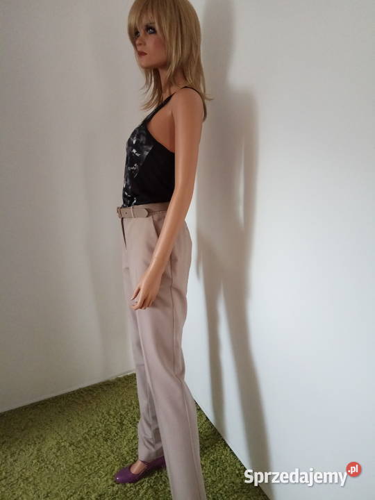 Spodnie Bodyflirt beżowe r 4042 Pszczyna