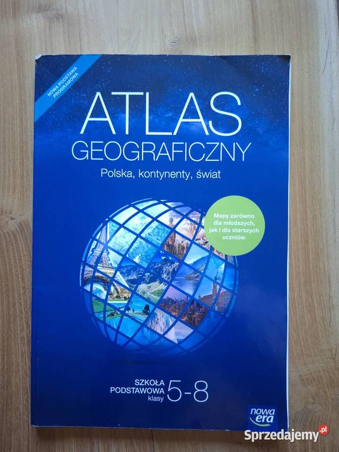 Atlas geograficzny klasa 58 łódzkie Radomsko