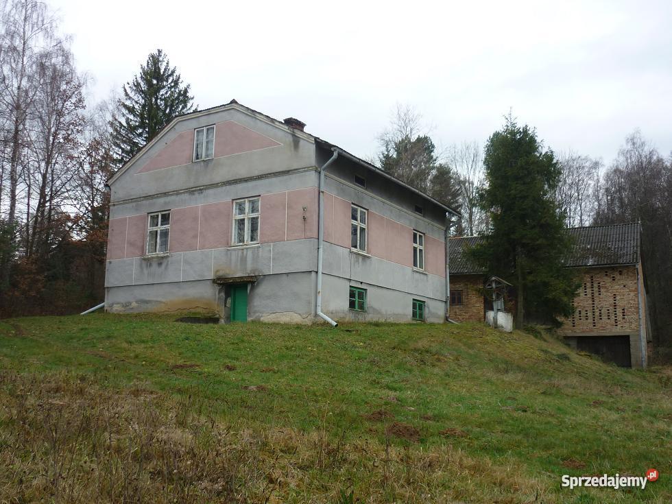 Dom murowany budynek gospodarczy ŚWIĘCANY parterowy Święcany