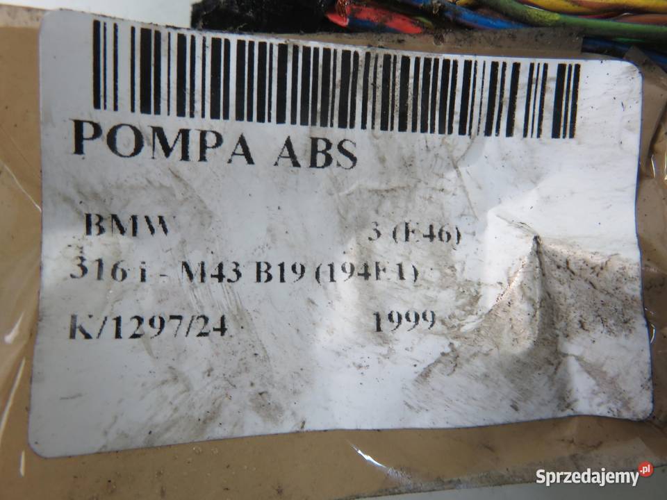 POMPA ABS BMW 3 E46 34511164897 5WK8445 osobowe Układ ABS i ESP