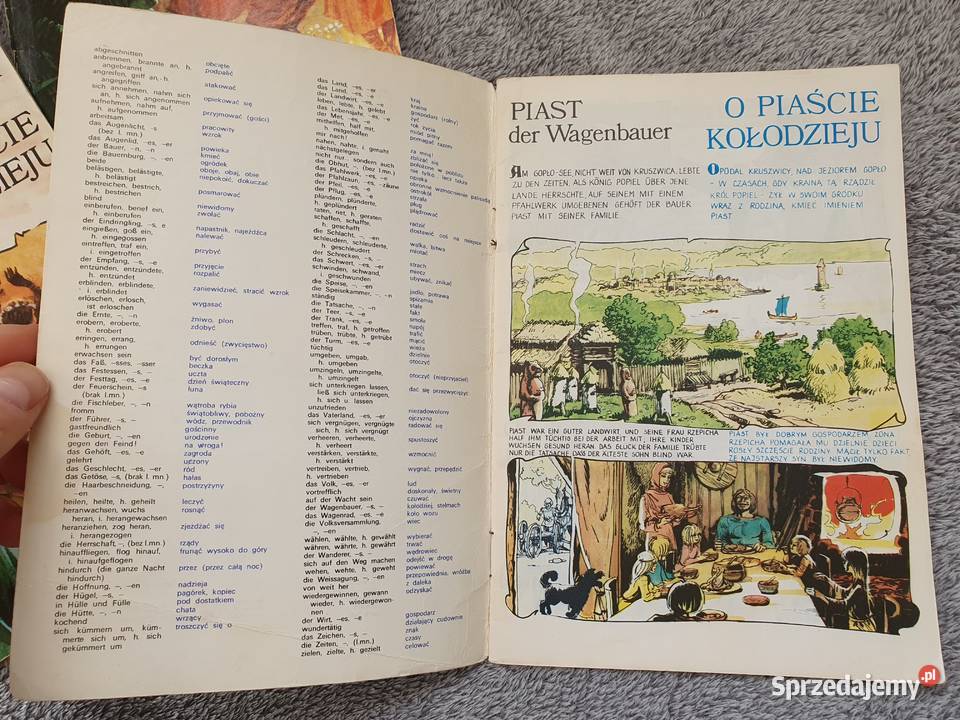 O pIaście Kołodzieju zestaw 4 komiksów różne historyczne i wojenne sprzedam
