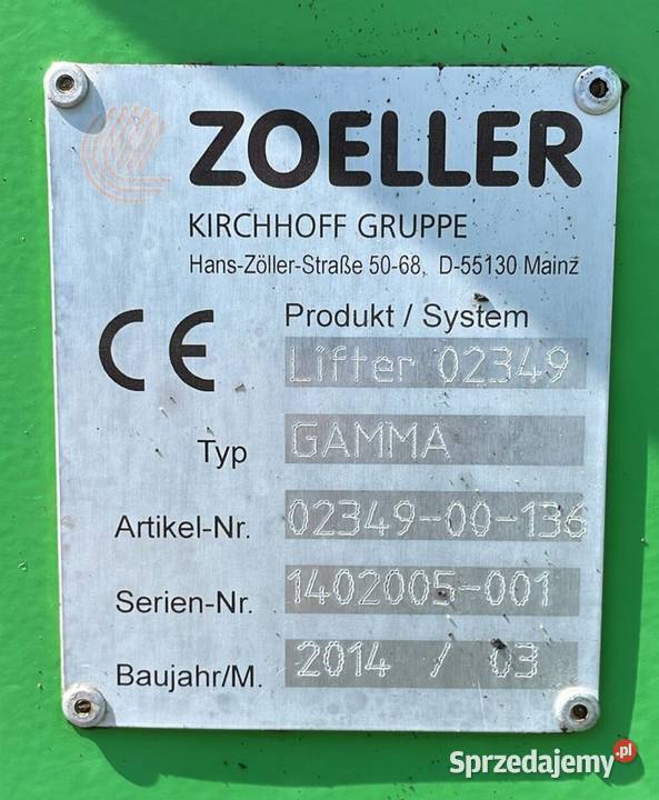 Volvo FE 320 śmieciarka trzyosiowa Zoeller 20m3 Nowiny